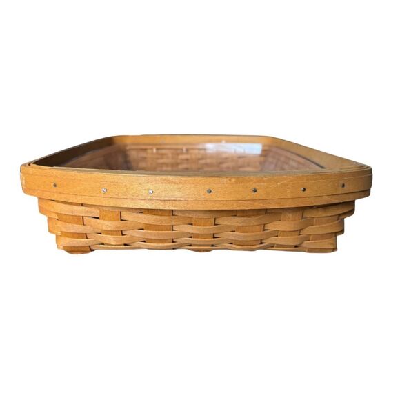 Longaberger Authentic 2003 Classic Hostess Serve-it-up Basket Combo Decor - Picture 3 of 10